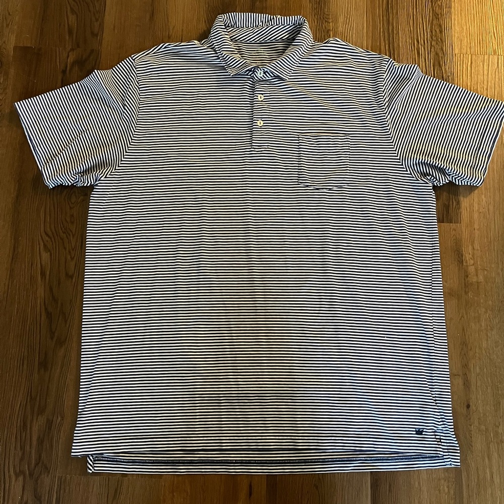 Peter Millar Polo Summer Comfort White/Navy